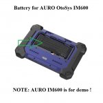 Battery Replacement for AURO OtoSys IM600 Key Programmer